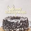 Merry Christmas Cake Topper: Santa Hat, Reindeer and Christmas Tree Picks view 4