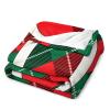 Yelolyio Buffalo Plaid Initial O Throw Blanket, 102 x 127 cm view 3