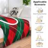 Yelolyio Buffalo Plaid Initial O Throw Blanket, 102 x 127 cm view 4