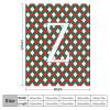 Buffalo Plaid Monogram Initial Z Flannel Throw Blanket view 2