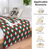 Buffalo Plaid Monogram Initial Z Flannel Throw Blanket view 4