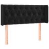 vidaXL Wingback Headboard Black 93x16x78/88 cm Velvet view 1