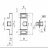 Lightweight Ball Catch, with M8x12 Retaining Screw, 13 mm Wrench Size, Stainless Steel view 2