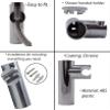 AERZETIX C62392 Swivel Wall-Mounted Shower Holder, 102 mm view 4