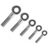 irsa24 25-Piece Eye Bolts, Form B, DIN 444, M12 x 75 mm, Stainless Steel A4 view 1