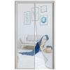 Magnetic Screen Door 105 x 270 cm, Self-Closing, Gray view 1