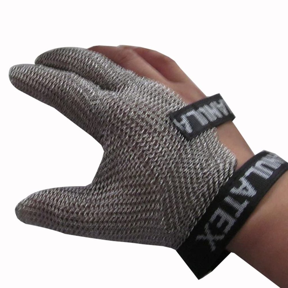 BCPPO Cut-Resistant Chainmail Glove, Left or Right Hand, XS, 1-Pack