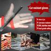 BCPPO Stainless Steel Cut-Resistant Chainmail Gloves, 3-Finger Safety Work Gloves for Butchers, Nylon Wrist Strap (1 Pack/M) view 3