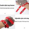 BCPPO Stainless Steel Cut-Resistant Chainmail Gloves, 3-Finger Safety Work Gloves for Butchers, Nylon Wrist Strap (1 Pack/M) view 4