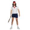 NEW Men's Retro Tennis Player Costume, Includes Pants and Top, Size 48 view 1