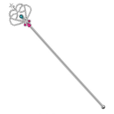 PARTY DISCOUNT New Fairy/Princess Scepter, Silver Plastic
