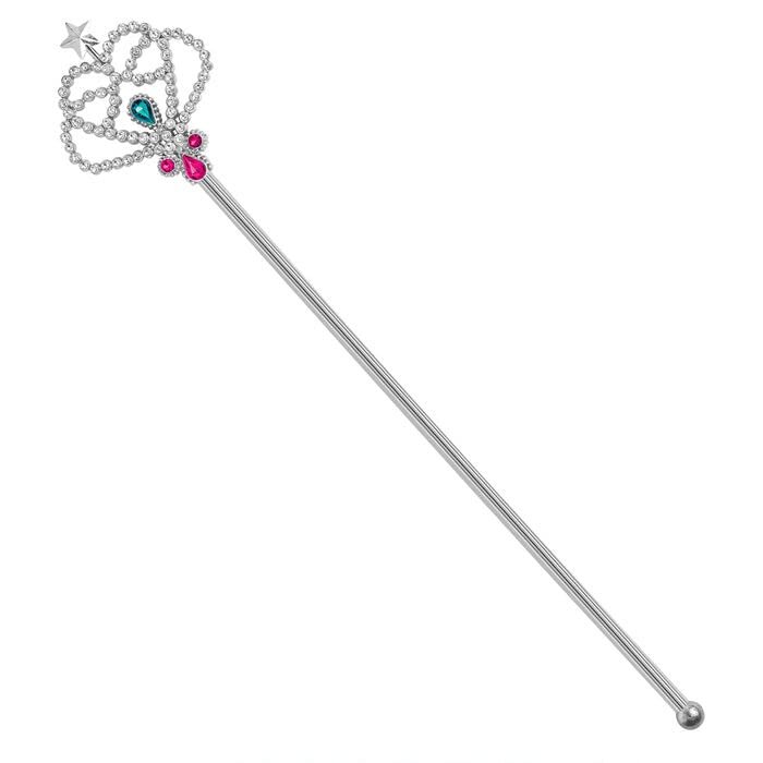 PARTY DISCOUNT New Fairy/Princess Scepter, Silver Plastic