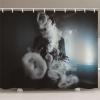 BOVZOX Abstract Smoke Shower Curtain 180 x 180 cm view 2
