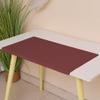 Waterproof Desk Mat with Retaining Lip, Extended Mouse Pad, Burgundy, 60 x 40 cm view 1