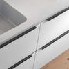 Black Concealed Aluminum Cabinet Handles, 2-Pack, 224 mm Hole Spacing view 3