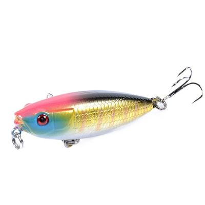 Comcapy 6-Piece Artificial Laser Hard Lures, Color 3