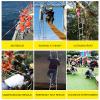 ADITAM 15 m Emergency Rope Ladder, 3 m/5 m Fire Escape Ladder with Hooks, 420 kg Capacity, Double the Comfort view 3
