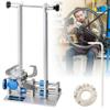 GBHJJ Bicycle Tuning Repair Tool Kit, Adjustable Aluminum Alloy Repair Stand, 10–29 in, Silver view 1
