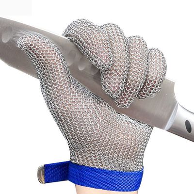 BCPPO Cut-Resistant Chainmail Glove for Home Kitchens and Restaurants, XS, 1-Pack