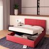 Baldiflex Dublin Fabric Single Bed with Storage, Red view 1