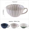 BOSUGE Small Ceramic Soup Bowl with Handle, 250 ml/9 oz, Microwave- and Oven-Safe view 2