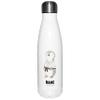 Mr. & Mrs. Panda Personalized Penguin Karate Stainless Steel Thermos Bottle view 1