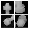 10-Piece Nylon Hex Screws and Nuts, M10 x 30 mm view 4