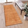 QQrunner Long Hallway Runner Rug, Non-Slip, Washable, Orange, 60 x 250 cm view 2