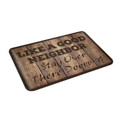 Pioneer Woman Like a Good Neighbor Stay Over There Welcome Doormat, 40 x 60 cm