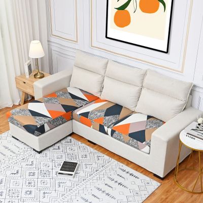 Stretch Sofa Seat Cushion Cover, 4-Seater, 230–280 cm, Color #21