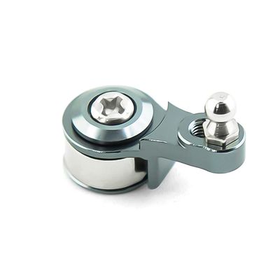 Shuimitao 25T Adjustable Metal Damping Servo Arm for 1/10 RC Crawler Cars, TRX4/TRX6 Upgrade Part, Gray