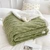 Lukery Cozy Fleece Blanket, Thick and Extra Soft, 200 x 230 cm, Green view 1