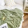 Lukery Cozy Fleece Blanket, Thick and Extra Soft, 200 x 230 cm, Green view 4
