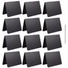 Small Black Plastic Chalkboard Signs, 1 Set, Wipeable view 1