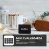 Small Black Plastic Chalkboard Signs, 1 Set, Wipeable view 4