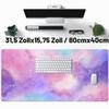Desk Mat and Mouse Pad, Purple Starry Sky view 2