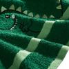 Erwin Müller Kids' Dino Hand Towel, Green, 50 x 100 cm view 4