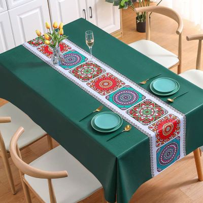 HUHJYUGE Waterproof PVC Tablecloth, 120 x 170 cm