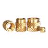 M4 Brass Knurled Threaded Inserts, M4x7x6 (10 pcs) view 2