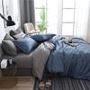 Treer 3-Piece Duvet Cover Set, Soft Microfiber, Blue Gray, 200 x 200 cm view 3