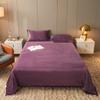 Thick Flannel Throw Blanket, Plush Warm Reversible Sofa Blanket, Powder-2, 90 × 98 in view 2