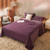 Thick Flannel Throw Blanket, Plush Warm Reversible Sofa Blanket, Powder-2, 90 × 98 in view 3