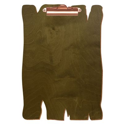 Btic Light Walnut Wood Clipboard for A3–A6