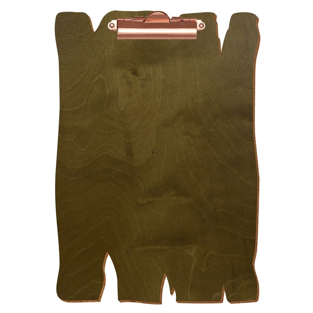 Btic Light Walnut Wood Clipboard for A3–A6