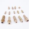EVANEM Brass Barbed Air Hose Adapter, M8x1.25 to 8 mm view 4