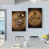 TROONZ Love Heart 3D-Effect Canvas Wall Art, Gold, 60 × 90 cm view 4