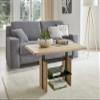 58 aufm Kessel Cathi Square Coffee Table 110 x 65 x 50 cm, Solid Oiled Wild Oak, 16178 view 1