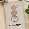 Mr. & Mrs. Panda Personalized Notebook, Bear Riding a Unicycle view 2