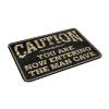 COTECI Doormat for Men’s Cave Entrance, “Caution! You Are Now Entering the Man Cave,” 50 x 80 cm view 4