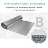 ZXCASDF Insulation Foil, Double Aluminum Bubble Foil, Reflective Roll for Roofs, Walls and Floors, 10 mm Thick, 1 x 9 m view 3